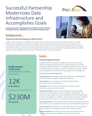 Chaffey Federal Credit Union Case Study, ProBridge